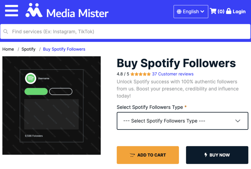 Media Mister Network Services Spotify